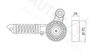 OPEL 1340550 Tensioner Lever, v-ribbed belt